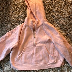 lululemon crop zip scuba hoodie